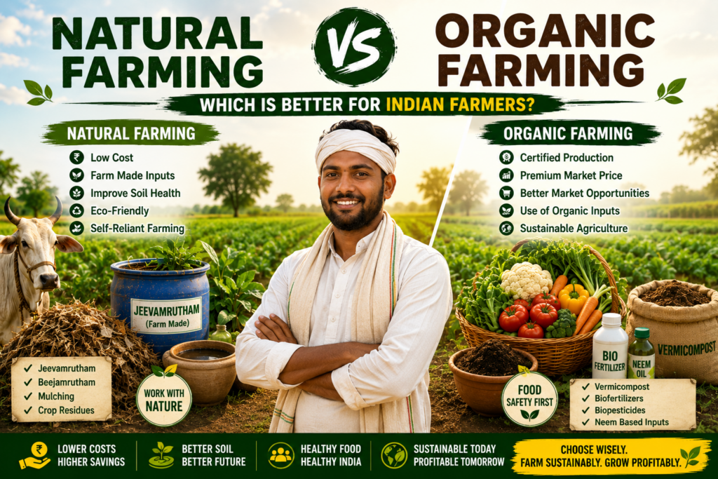 Natural Farming vs Organic Farming